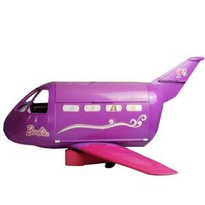 Barbie 1999 Purple Jumbo Jet Airplane
